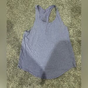 Love tank heathered purple